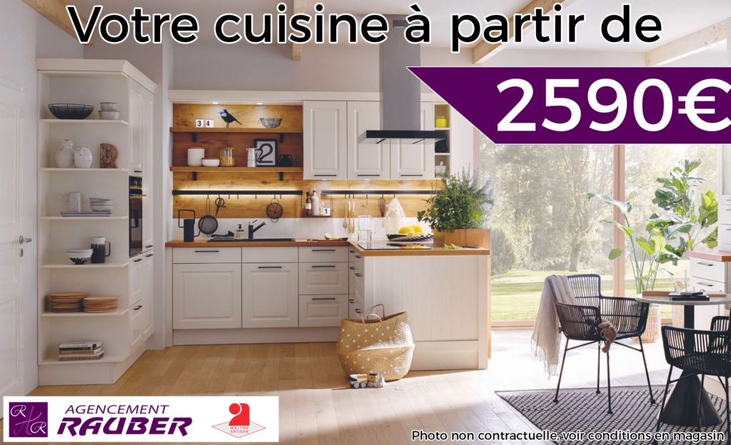 Nouvelle collection, votre cuisine à partir de 2590€